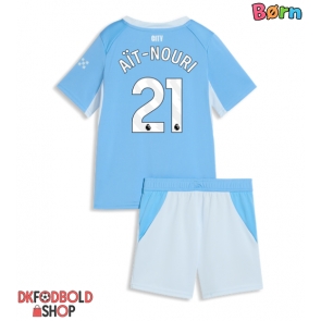 Manchester City Rayan Ait-Nouri #21 Hjemmebanesæt Børn 2026-27 Kort ærmer (+ korte bukser)